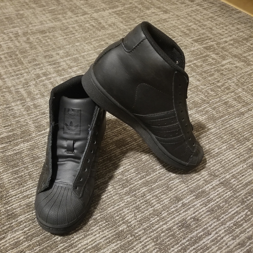 Boys adidas ortholite hightop sneakers size 5